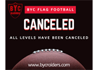 Spring Flag Football Canceled