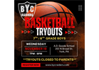 7/8 Grade Boys Basketball Tryouts